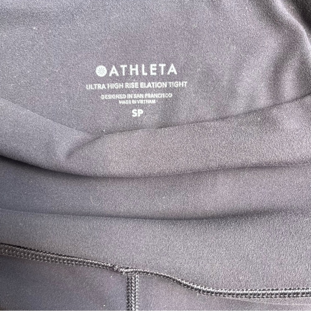 Athleta Ultra High Rise Elation Tight, Petite Small, Color: Shale